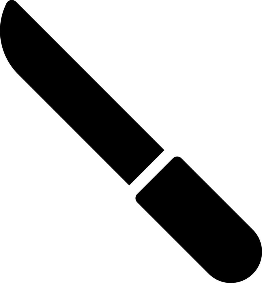 ilustración de vector de cuchillo en un fondo. símbolos de calidad premium. iconos vectoriales para concepto y diseño gráfico.