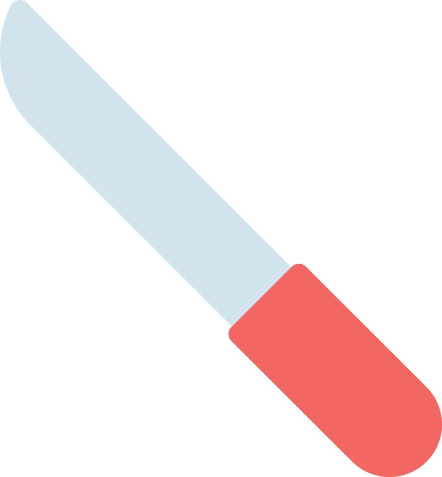 ilustración de vector de cuchillo en un fondo. símbolos de calidad premium. iconos vectoriales para concepto y diseño gráfico.