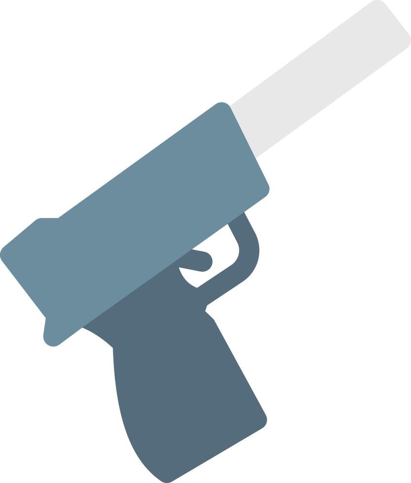 ilustración de vector de pistola en un fondo. símbolos de calidad premium. iconos vectoriales para concepto y diseño gráfico.