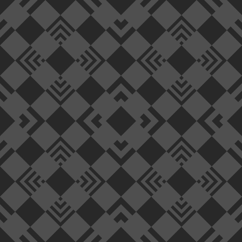 Gray Diamond Shape Pattern Seamless Checkerboard vector