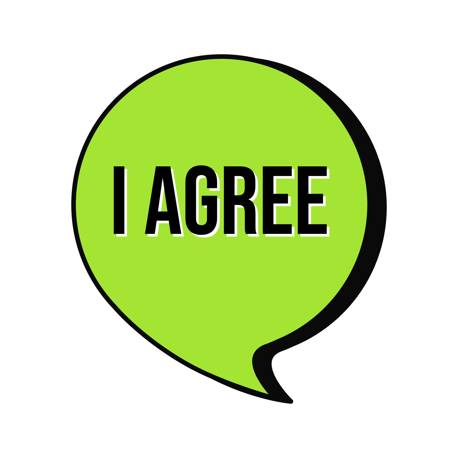 I agree speech bubble icon label sign design vector 21470025 Vector Art I agree speech bubble icon label sign design vector 21470025 Vector Art