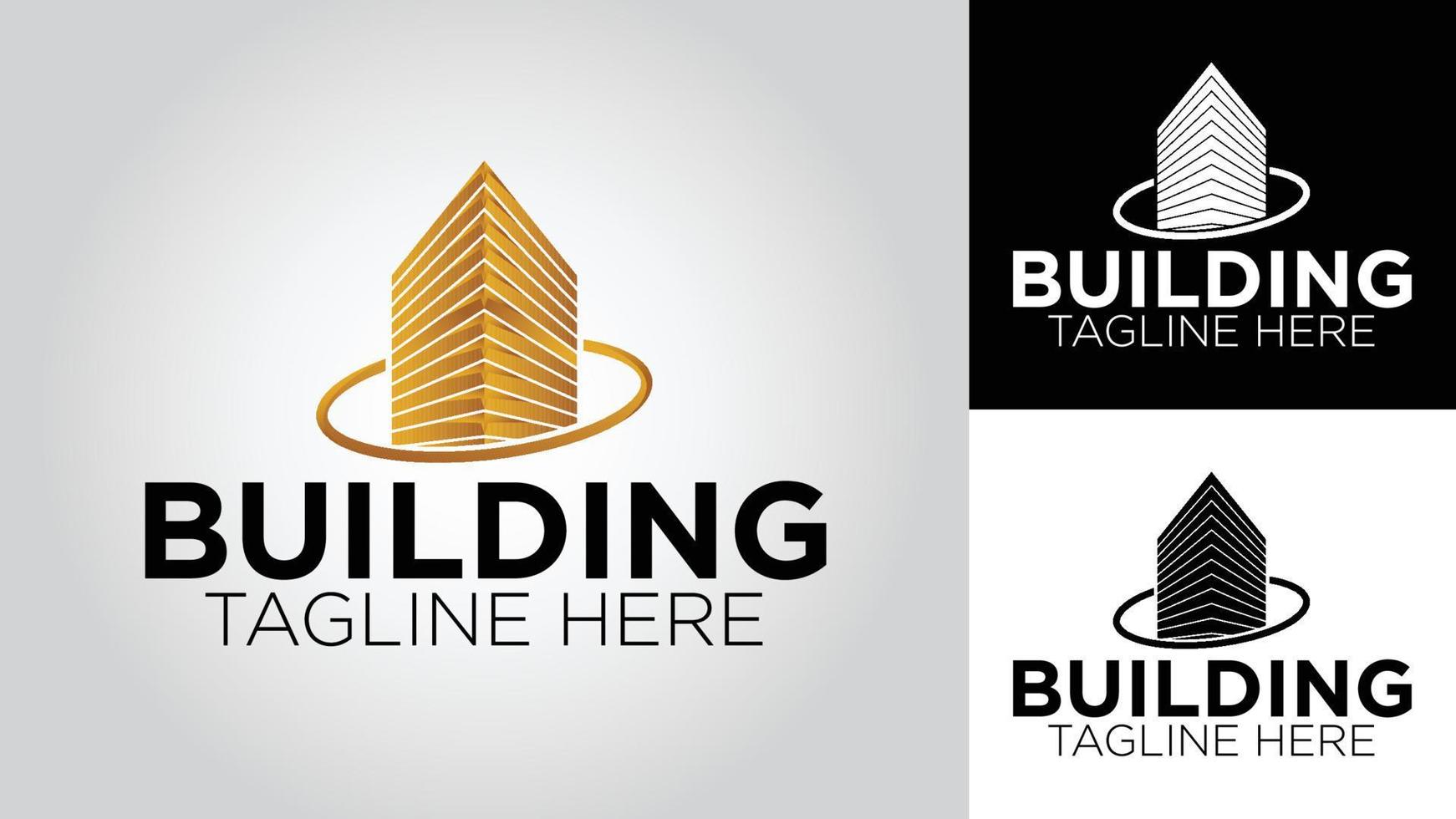 Modern Building Business Vector Logo Design