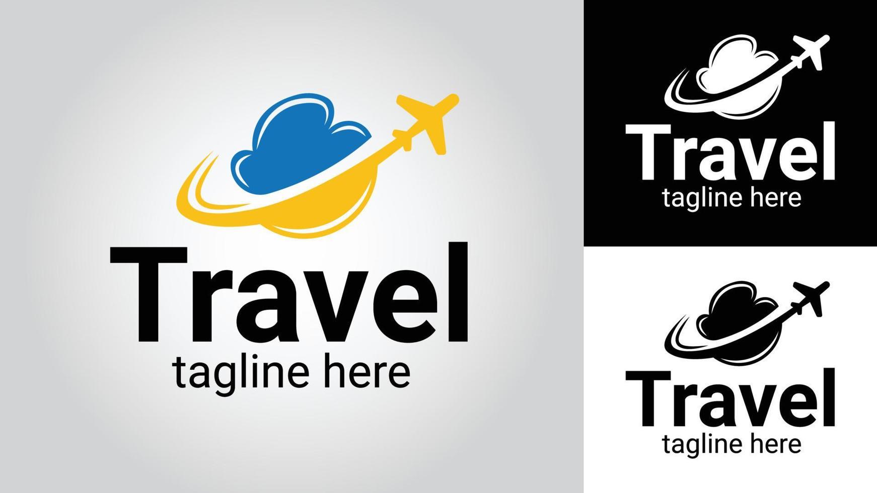 Travel Business Vector Logo Template