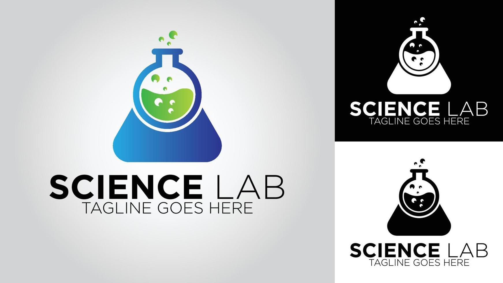 Science Lab Business Vector Logo Design