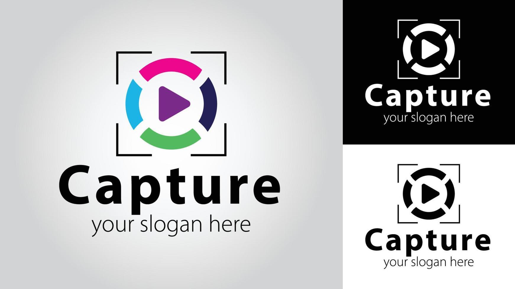 Capture Business Vector Logo Design