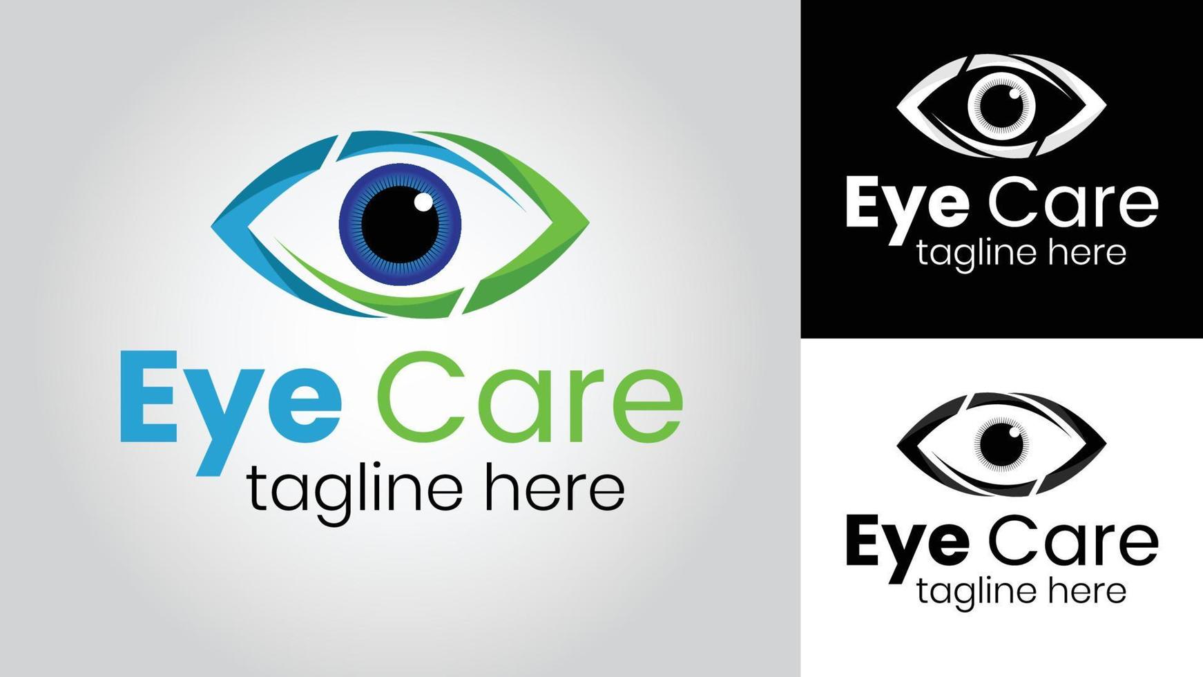 Eye Care Business Vector Logo Design