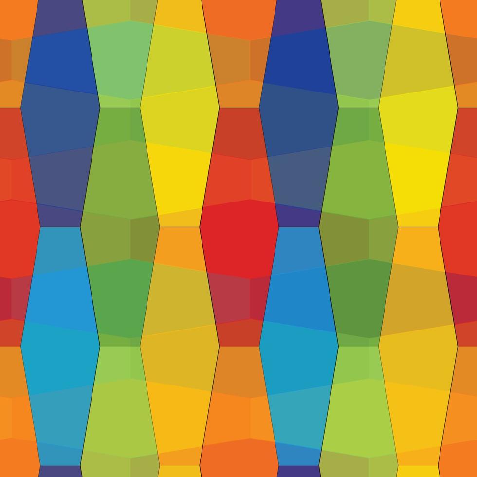 Fondo de patrón geométrico colorido abstracto vector