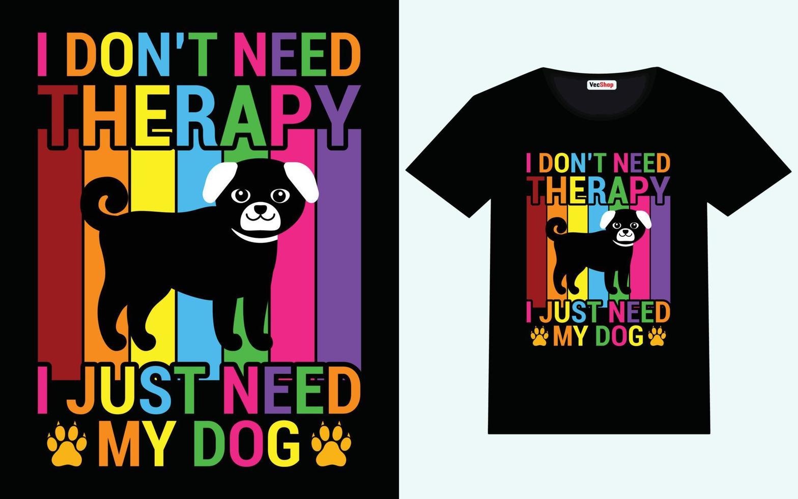 Dog t-shirt design graphic vector and typography design