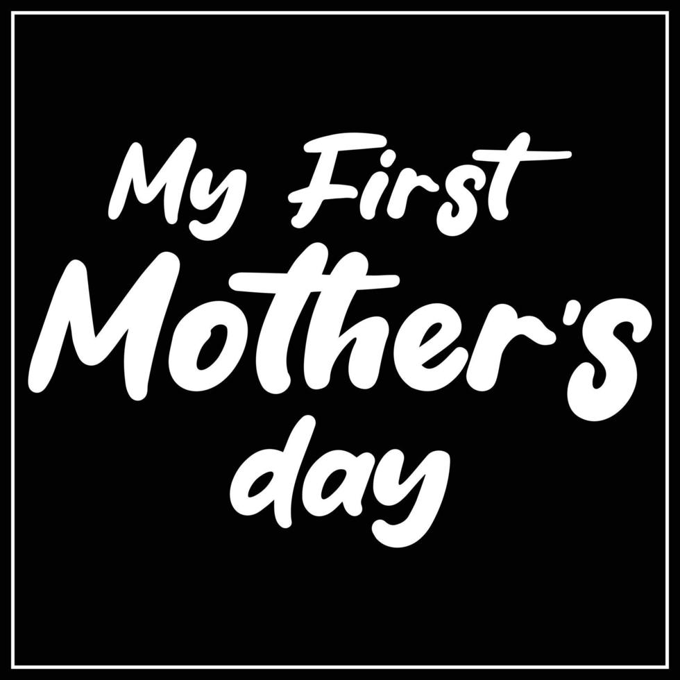 Mother day t-shirt design vector