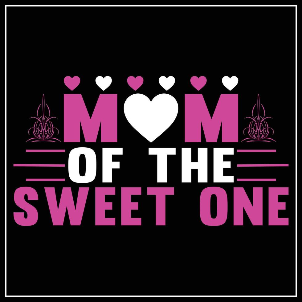 Mother day t-shirt design vector