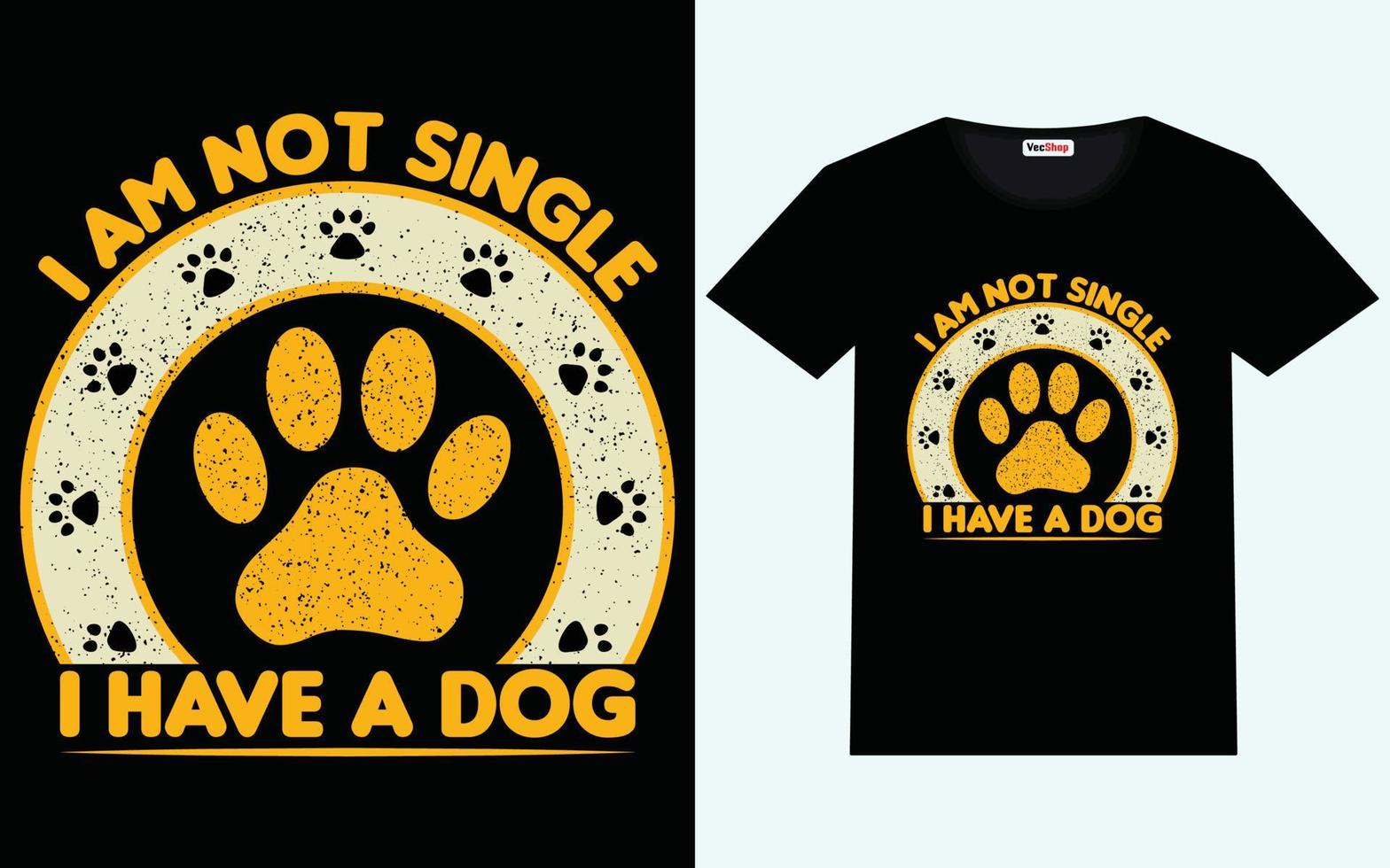 Dog t-shirt design graphic vector and typography design