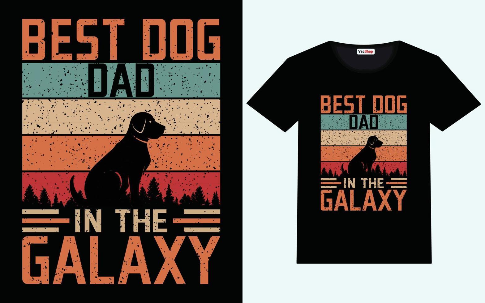 Dog t-shirt design graphic vector and typography design