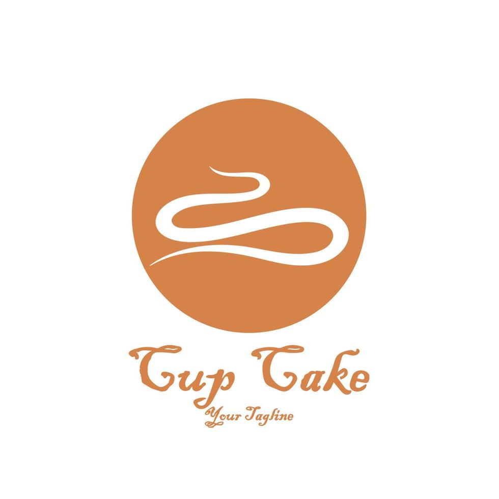 Cupcake Logo design vector illustration template. Cupcake bakery icon.cake store,caker shop ,vector