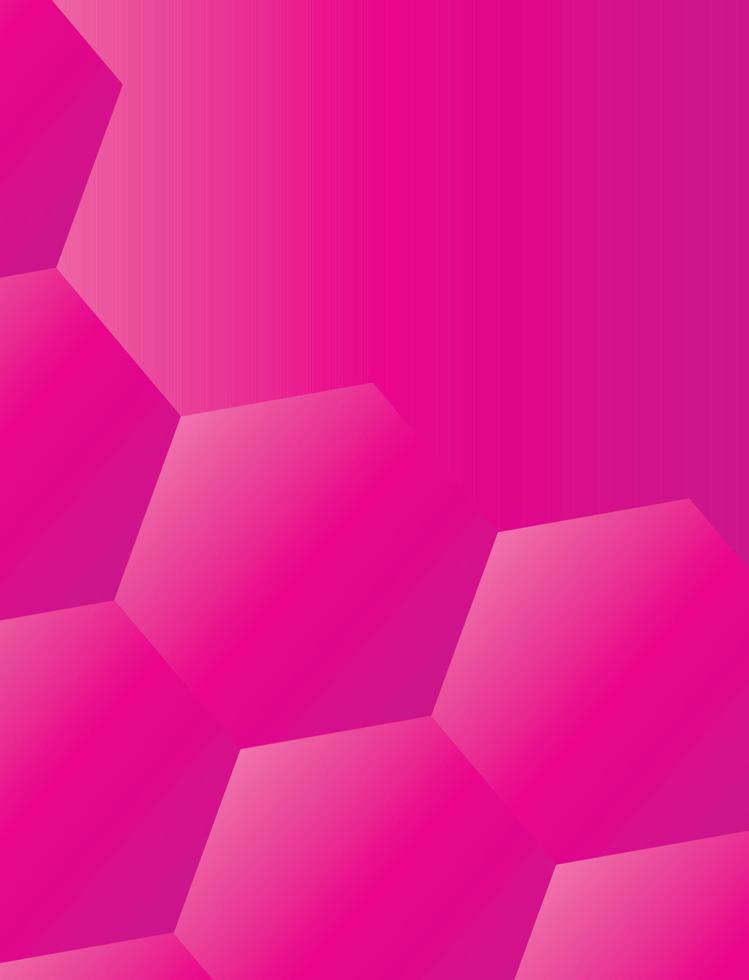 Pink Diamond Pattern, with hexagons abstract background vector