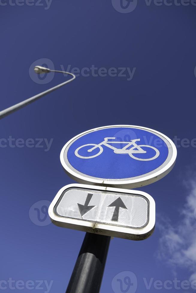 Bike lane sign photo