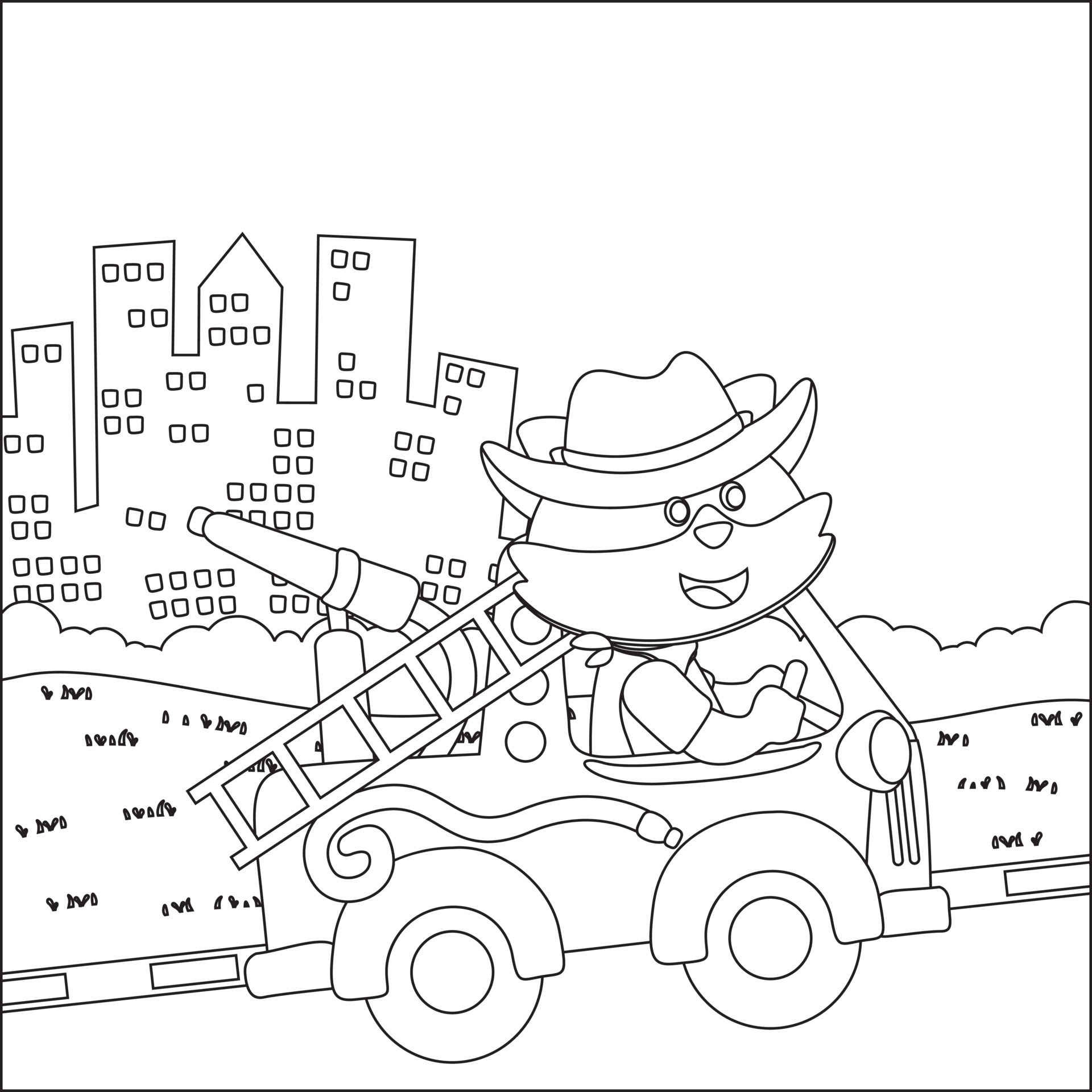 Busytown Coloring Pages