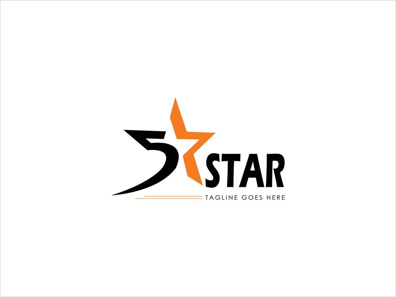 diseño de logotipo estrella vector