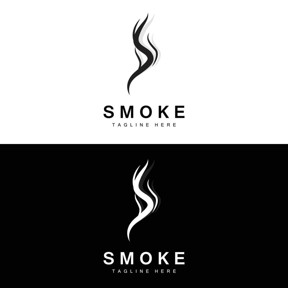 Steam Steam Logo Vector Hot Evaporating Aroma. Smell Line Illustration, Cooking Steam Icon, Steam Train, Baking, Smoking