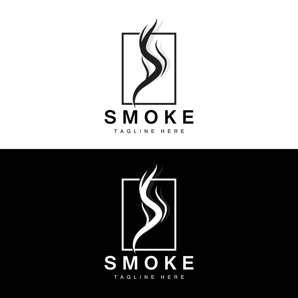 Steam Steam Logo Vector Hot Evaporating Aroma. Smell Line Illustration, Cooking Steam Icon, Steam Train, Baking, Smoking