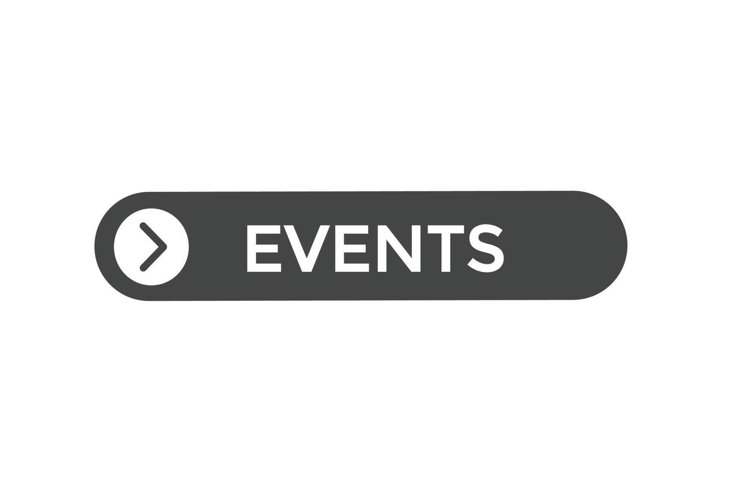 events button vectors.sign label bubble speech events vector