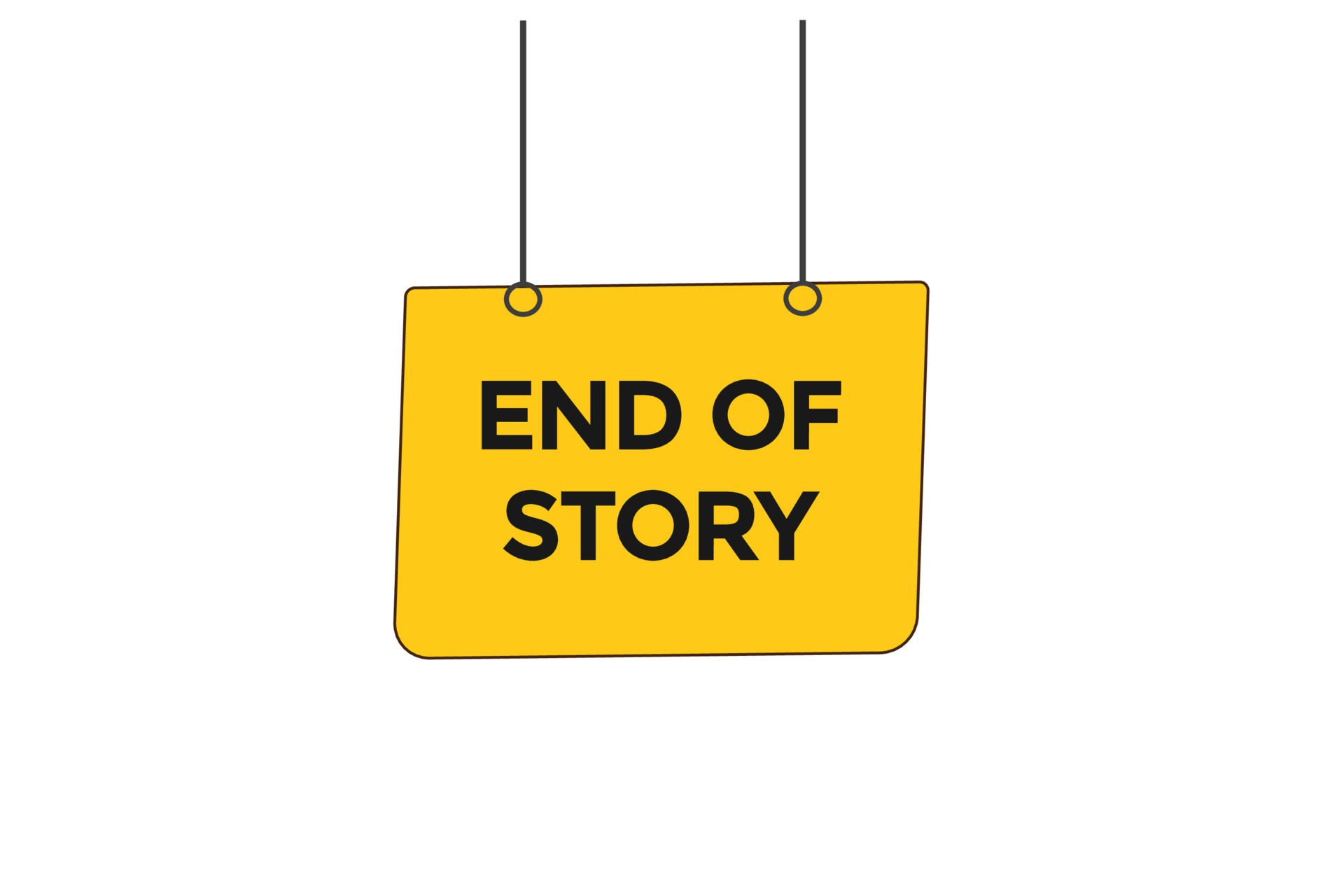 end of story button vectors.sign label speech bubble end of story