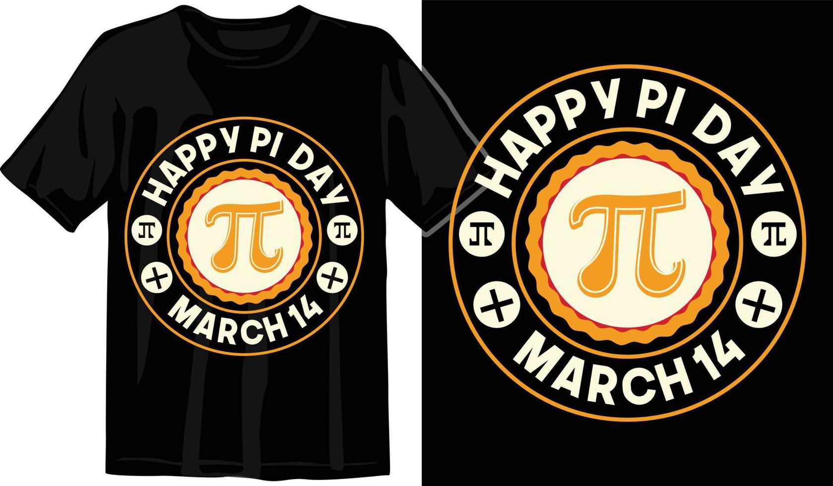 Pi day t shirt design vector Graphics. Pi day typography t shirt design