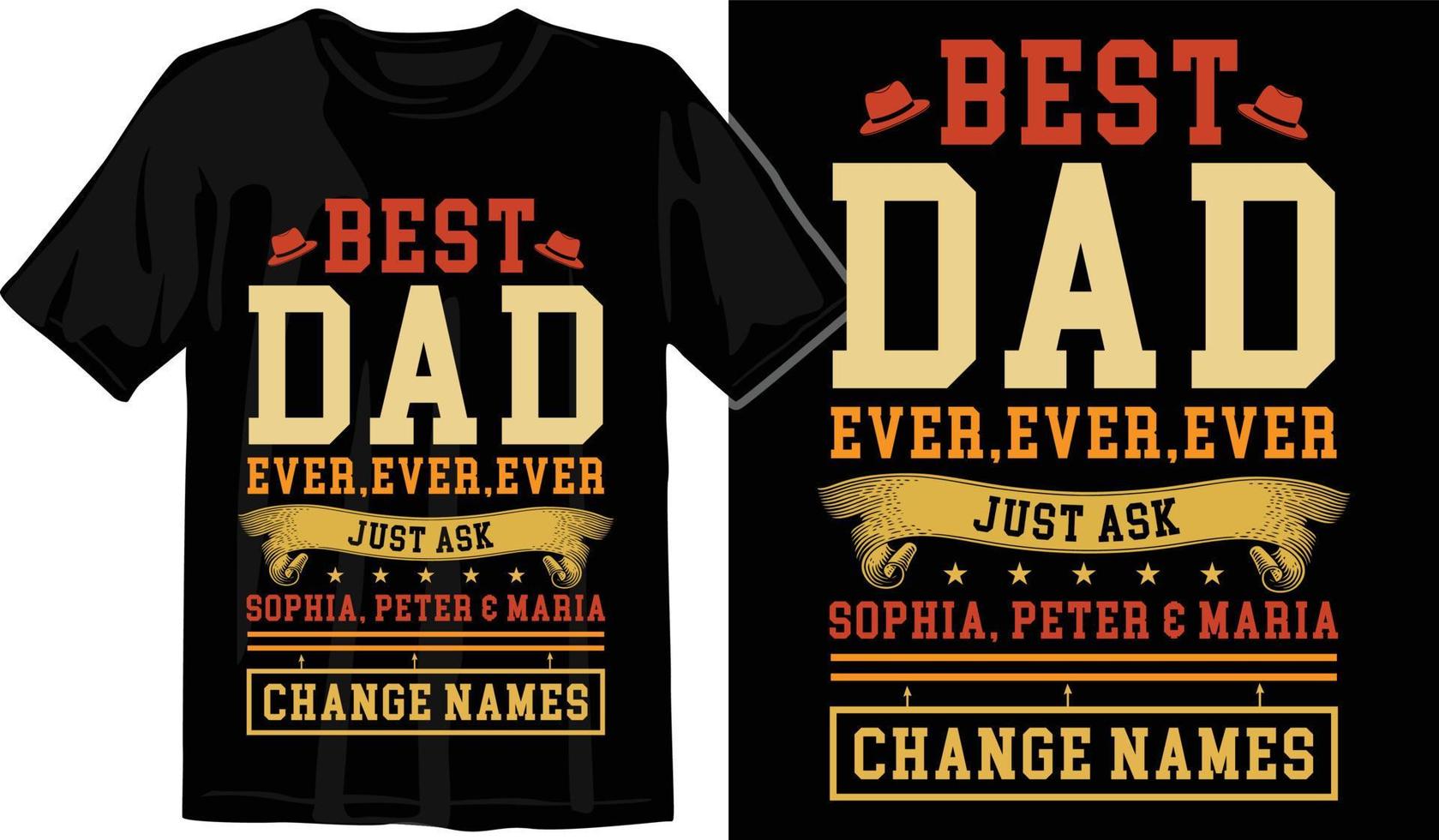 Best dad ever t-shirt design. Dad joke enthusiast t-shirt design. Father of the year t-shirt design. Proud dad of a child t-shirt design. World's greatest dad t-shirt design vector