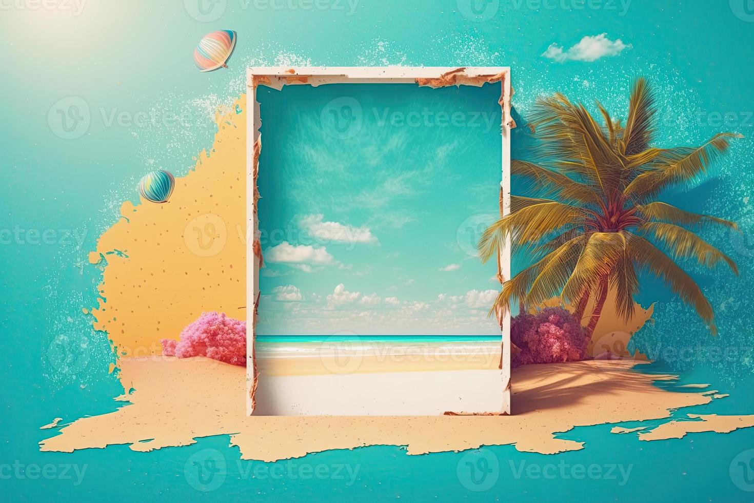 Abstract Tropical Concept for a Modern Twist photo