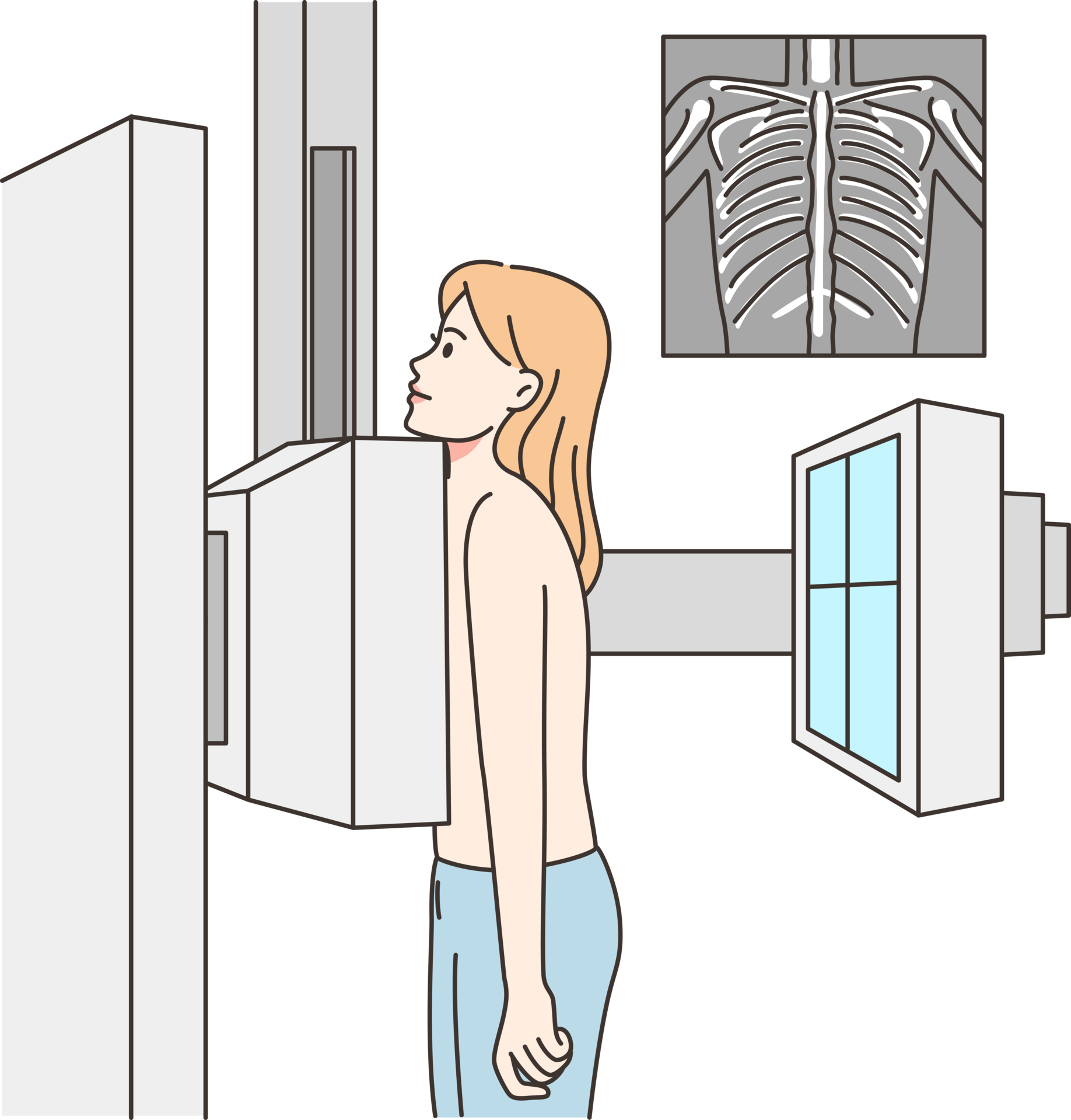 Woman Have Scanning On X ray 21477776 PNG woman-have-scanning-on-x-ray-21477776-png