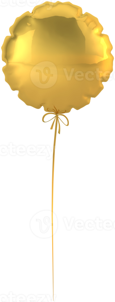 goud ballon viering partij png