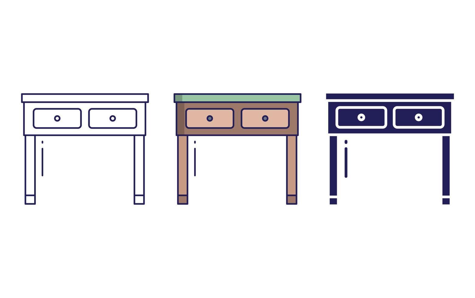 Table vector icon
