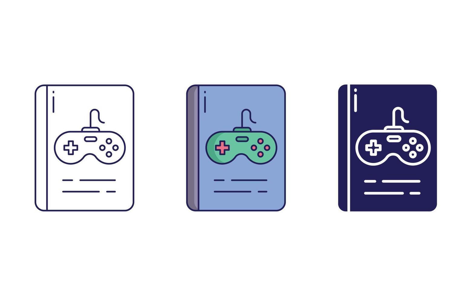 Game Rules book vector icon