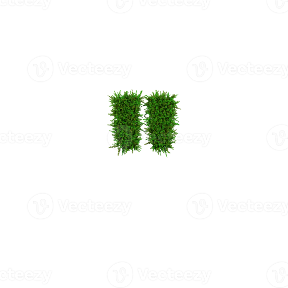 Green grass number and symbol, 3d illustration png