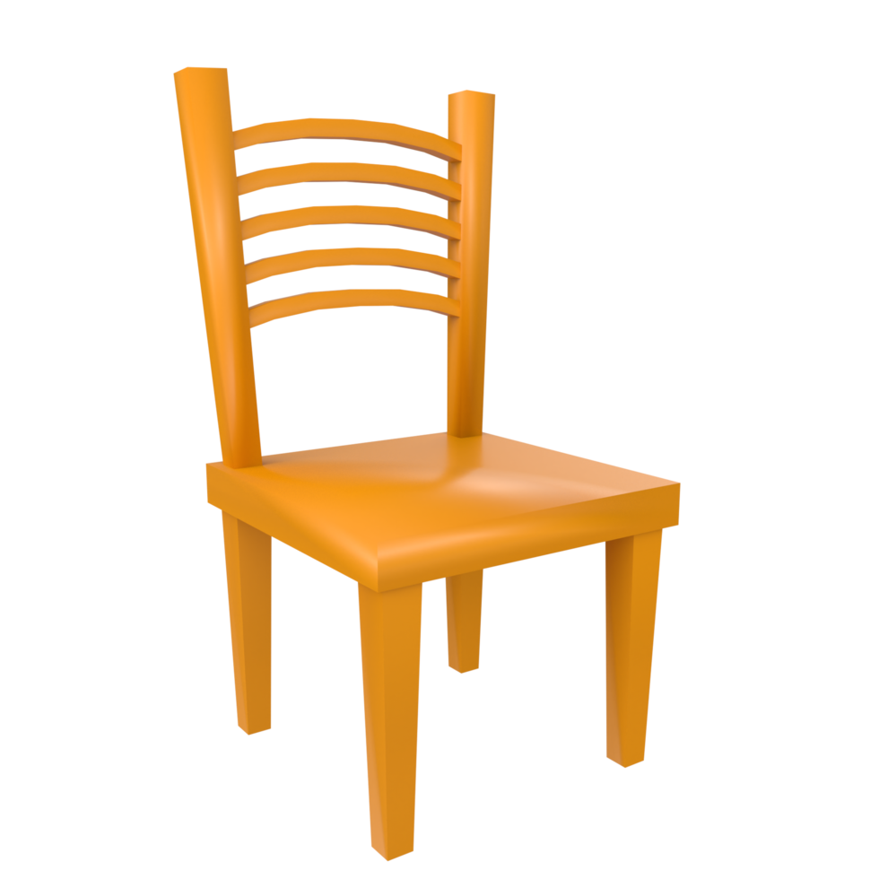 Stuhl isoliert auf transparent png