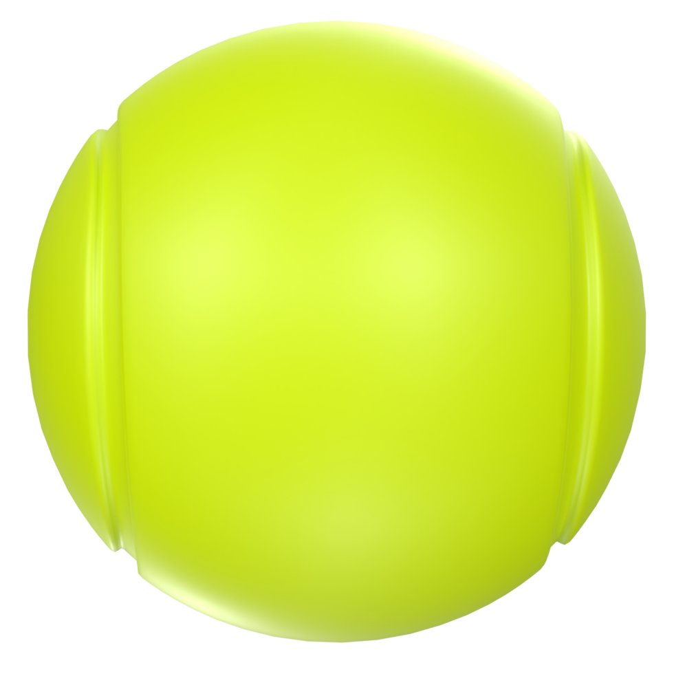 Pelota de tenis aislado en transparente png