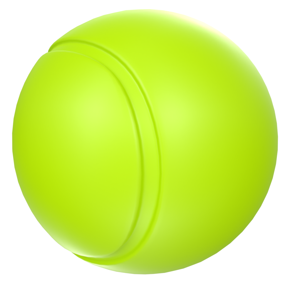 tennis boll isolerat på transparent png