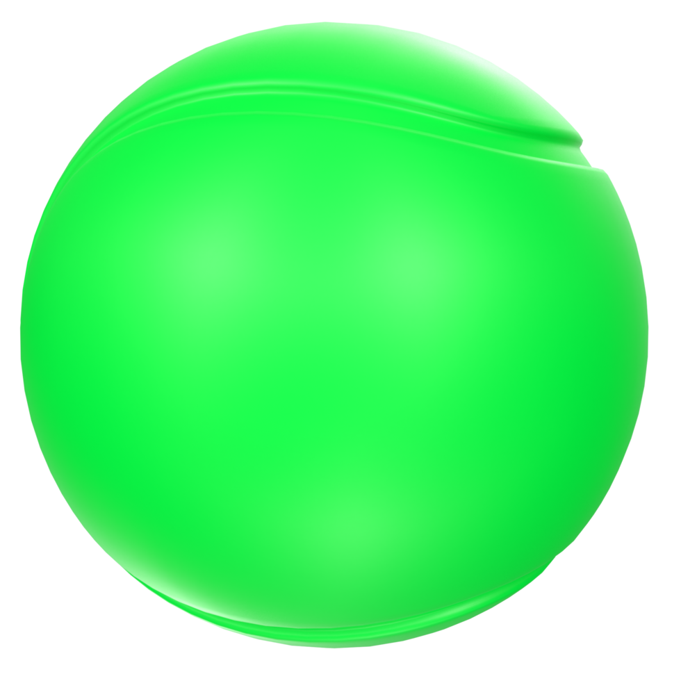 Tennisball isolated on transparent png