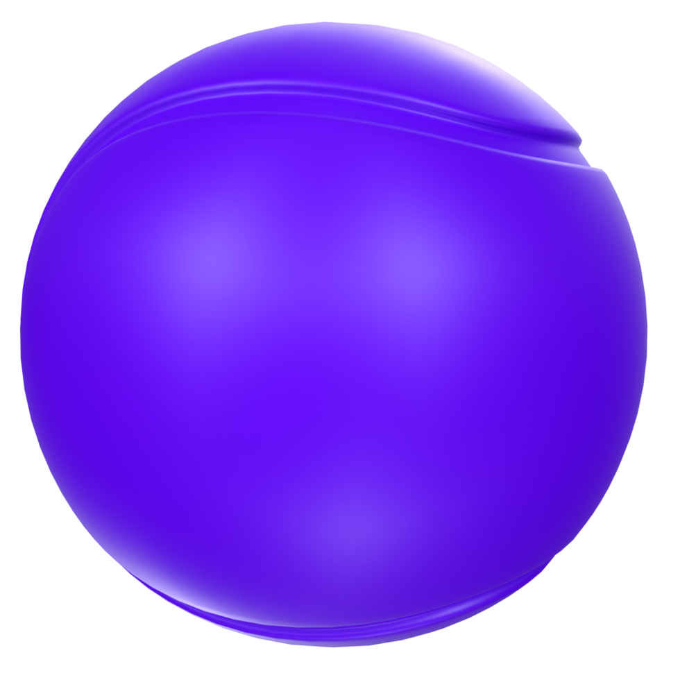 Tennisball isolated on transparent png