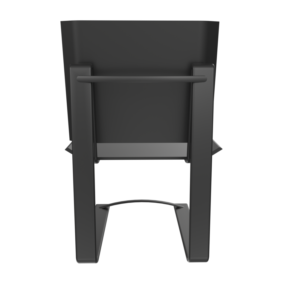 Bureau chaise isolé sur transparent png