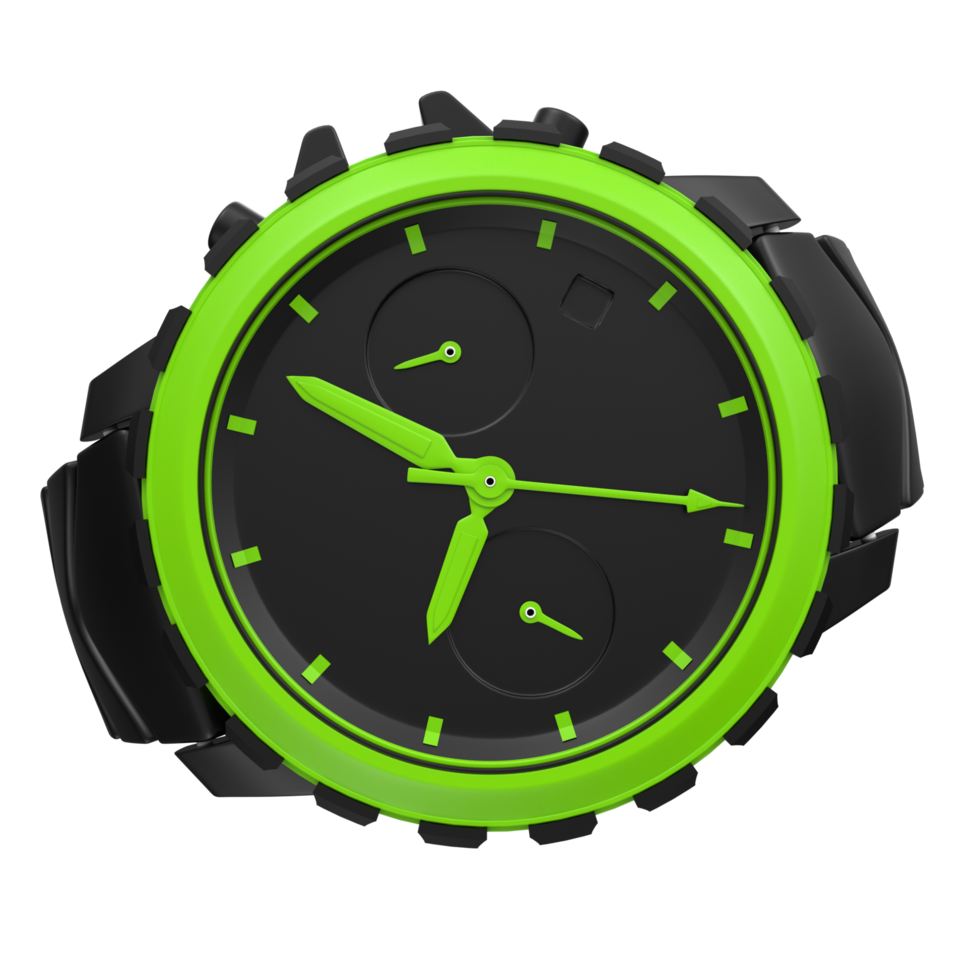 Watch isolated on transparent png