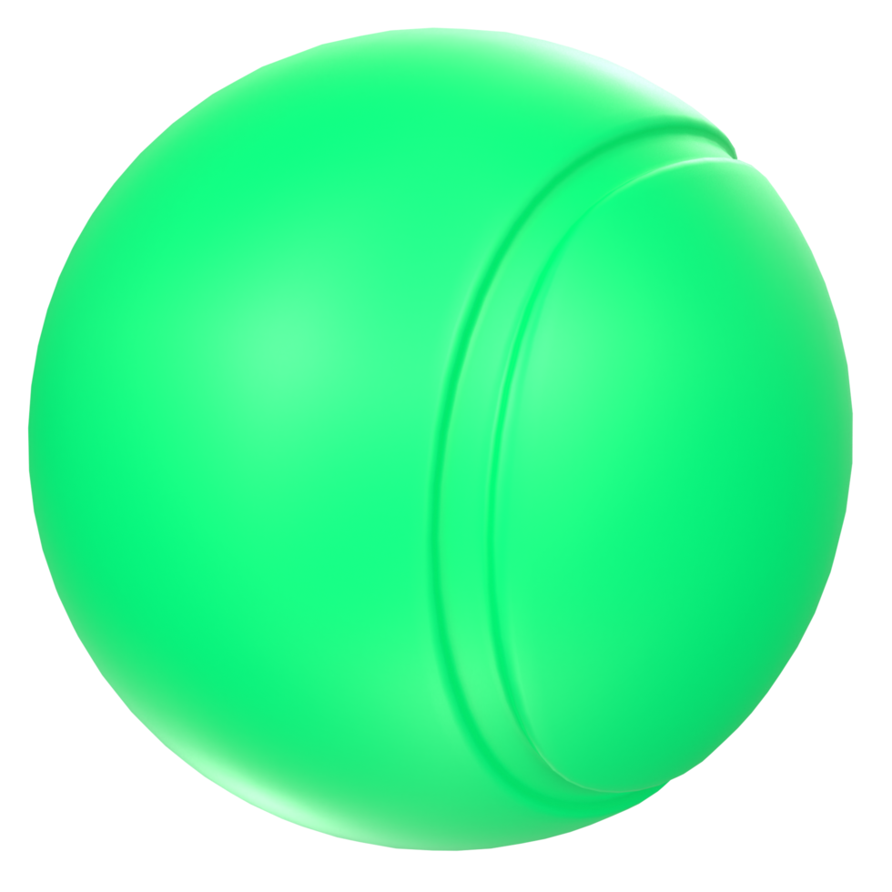 Tennisball isolated on transparent png