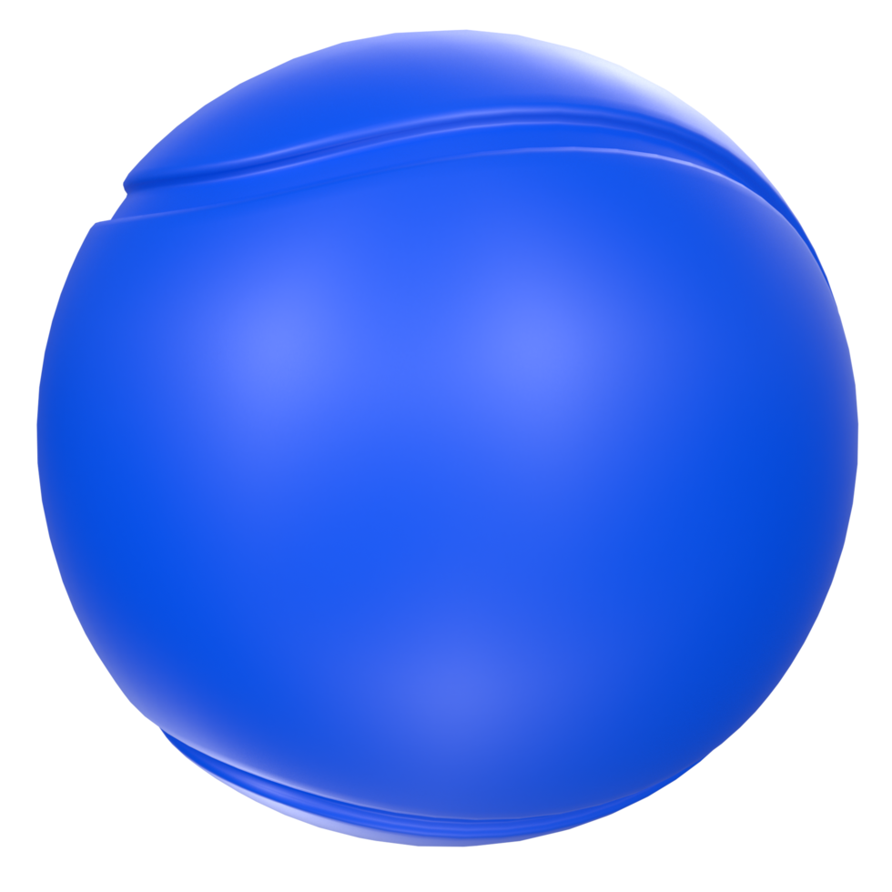 Pelota de tenis aislado en transparente png