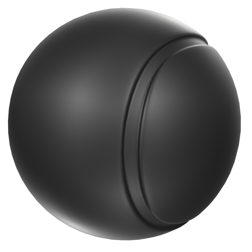 Tennisball isolated on transparent png