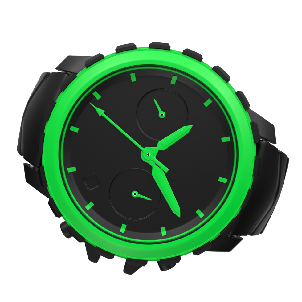 Watch isolated on transparent png