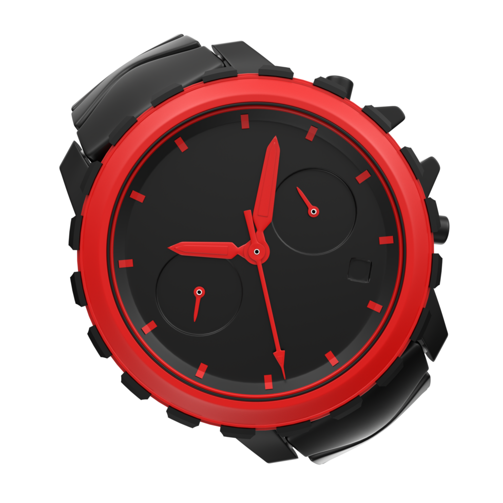 Watch isolated on transparent png