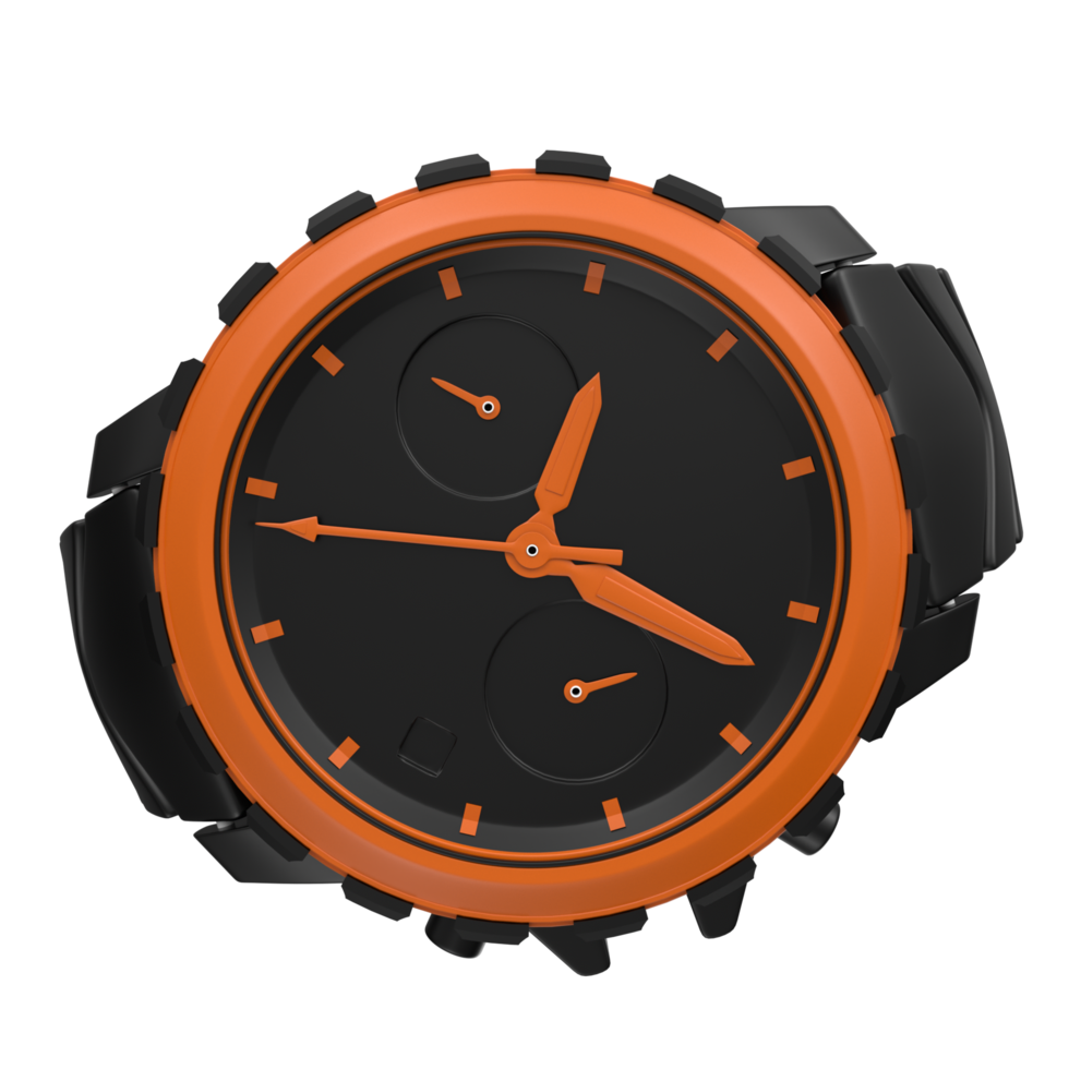 Watch isolated on transparent png