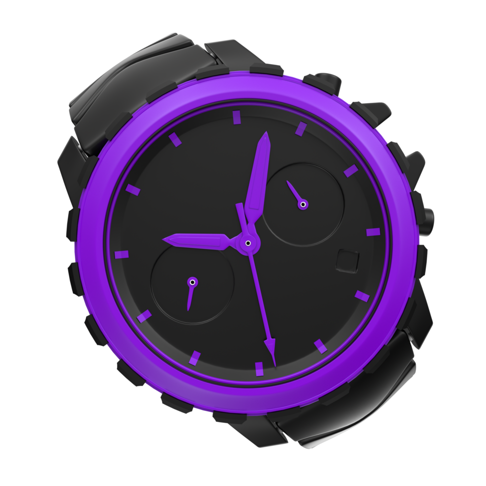 Watch isolated on transparent png