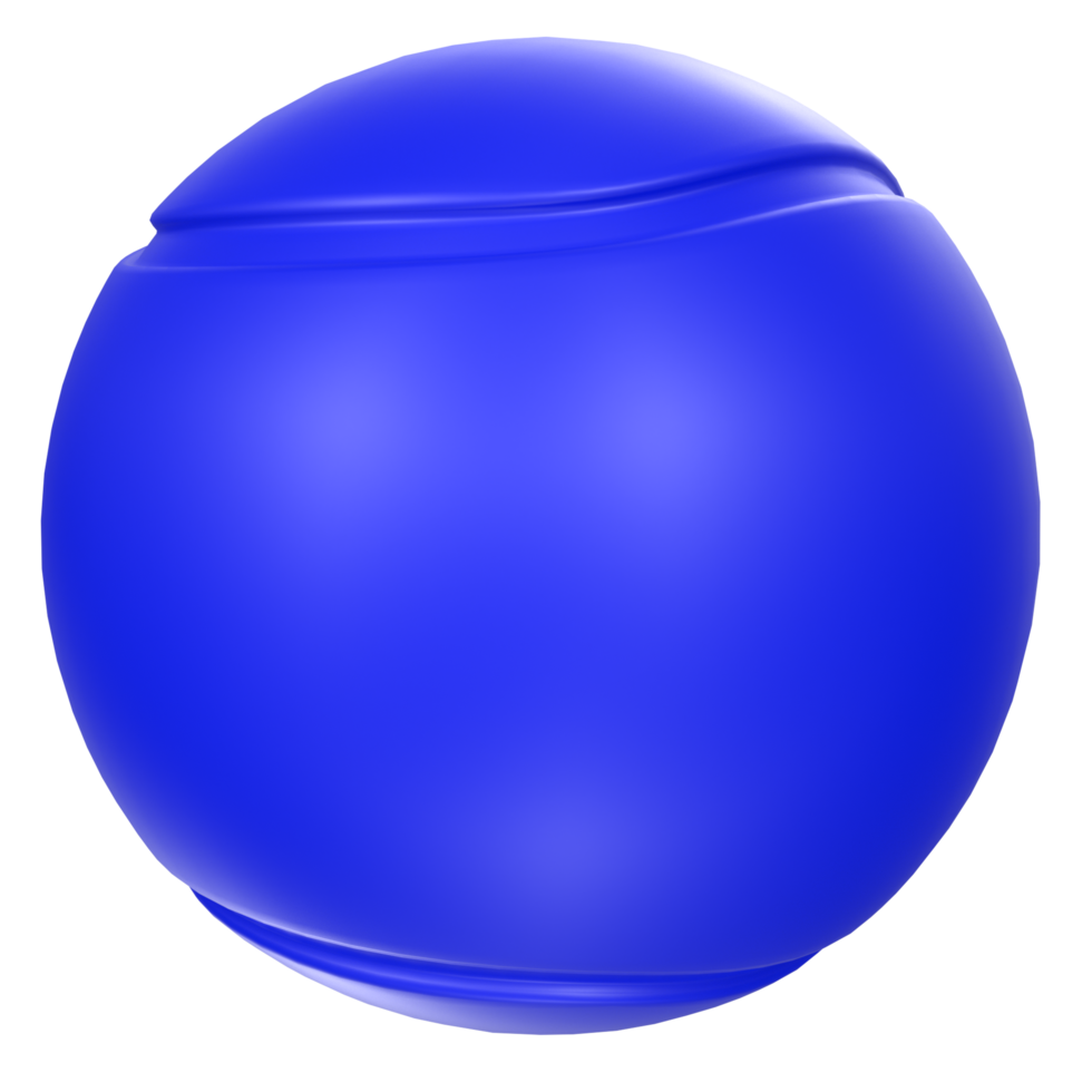 Tennisball isolated on transparent png