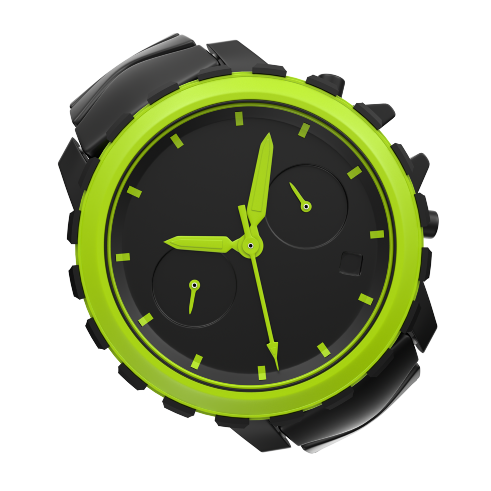 Watch isolated on transparent png