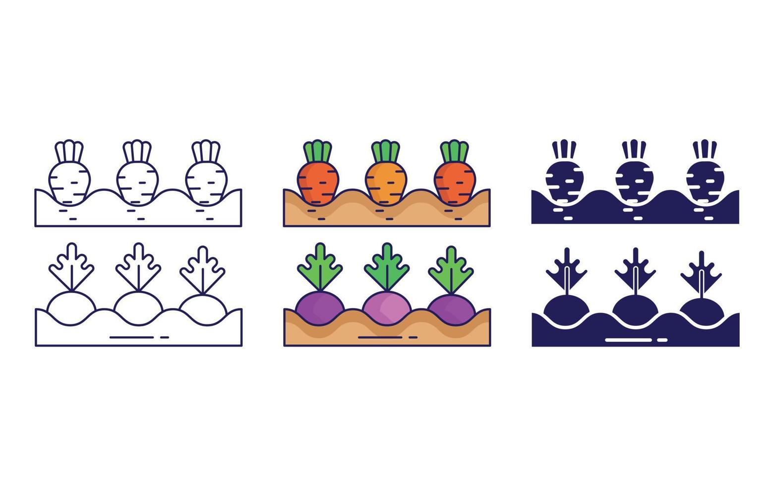 bed garden vector icon